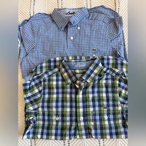 Lacoste Kids Checkered Shirts (2 shirts)
